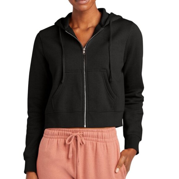 District Tops - District Women’s Fleece Full-Zip Hoodie I Size: XXL
